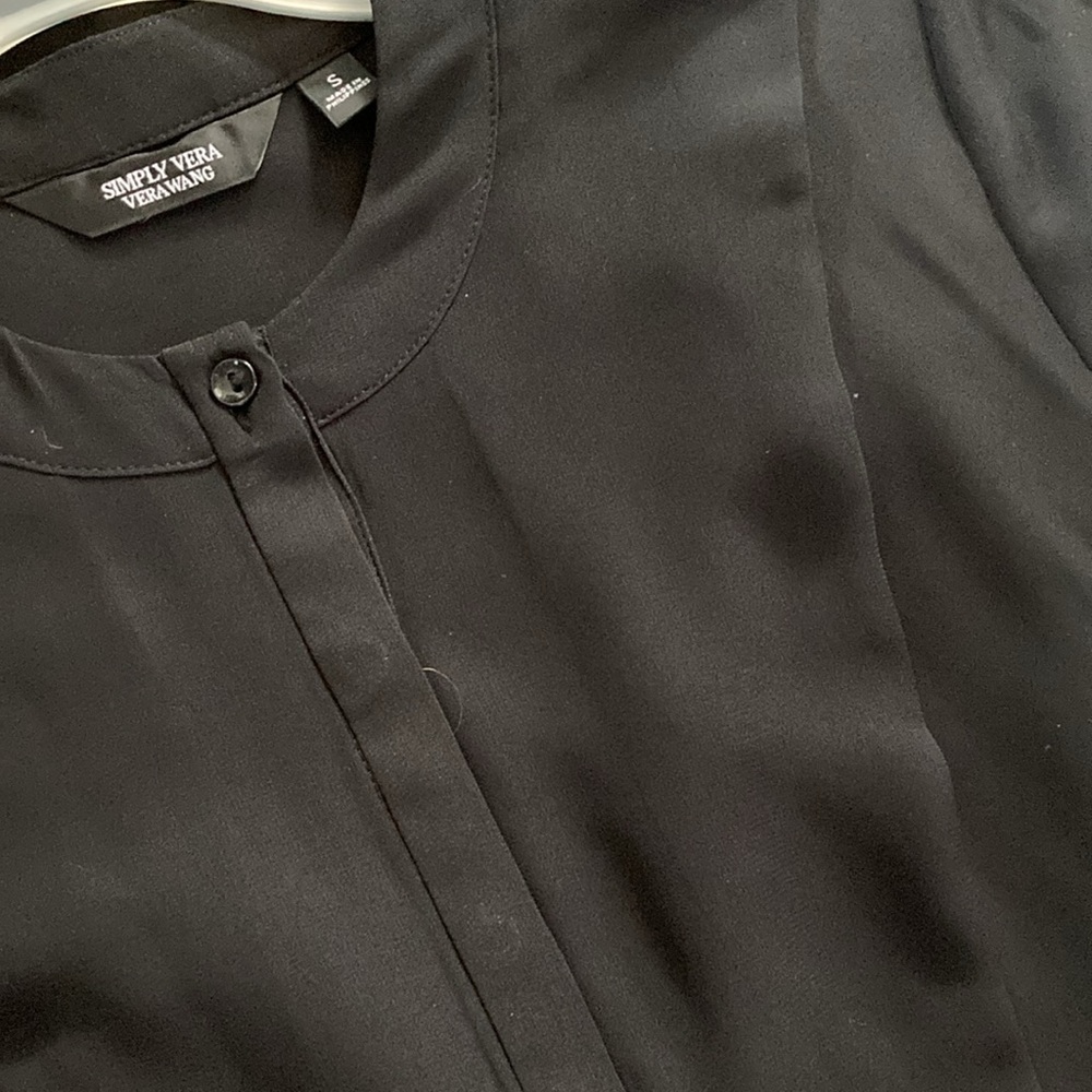 Vera Wang Noir High Low Shirtdress - Picture 3 of 11